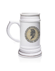 Boccale di birra greco spartano