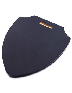 Scudo in legno Croce e Cavalieri Templari (19,2 x 23,4 cm.) 2