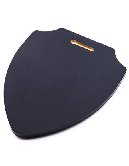 Scudo in legno Croce e Cavalieri Templari (19,2 x 23,4 cm.)