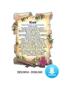 Pergamena virtuale con 1 nome