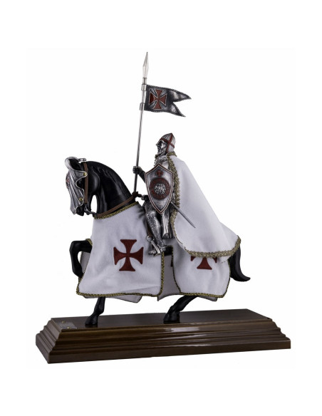 Cavaliere Templare a cavallo (33 cm.)