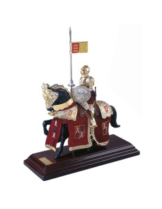 Armatura da cavaliere Elmo spagnolo a cavallo (33 cm.)