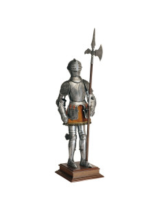 Armatura Decorativa con Alabarda (61 cm.)