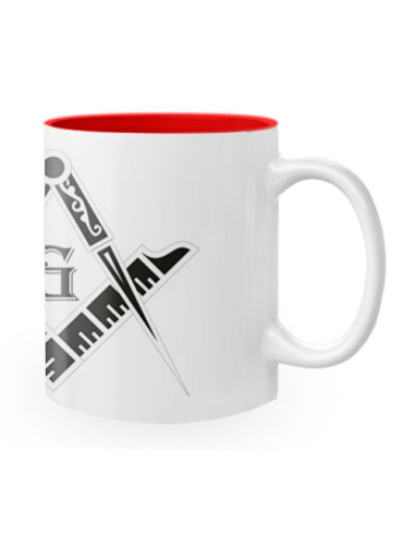 Tazza in ceramica Simboli massonici