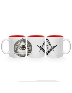 Tazza in ceramica Simboli massonici