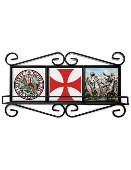 Cornice rustica dei Templari in forgiatura