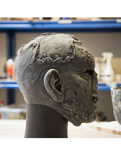 Maschera testa umana mutante (59-61 cm.)