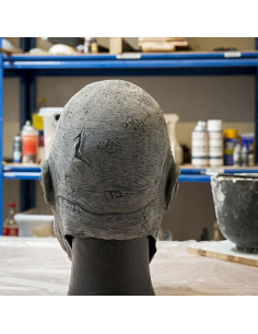 Maschera da testa di zombie (59-61 cm.)