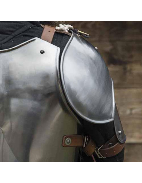 Coppia di spalline da soldato medievale