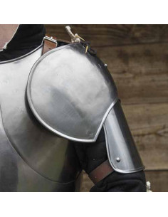 Coppia di spalline da soldato medievale 2