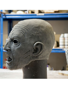Maschera zombie mezza testa (57-59 cm.)