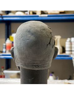 Maschera zombie mezza testa (57-59 cm.)