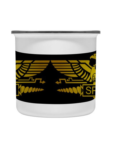 Coppa d'epoca in ottone smaltato Roman Legion SPQR