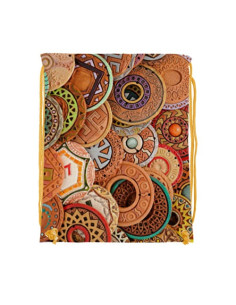 Borsa con coulisse Rune Celtiche (34x42 cm.)