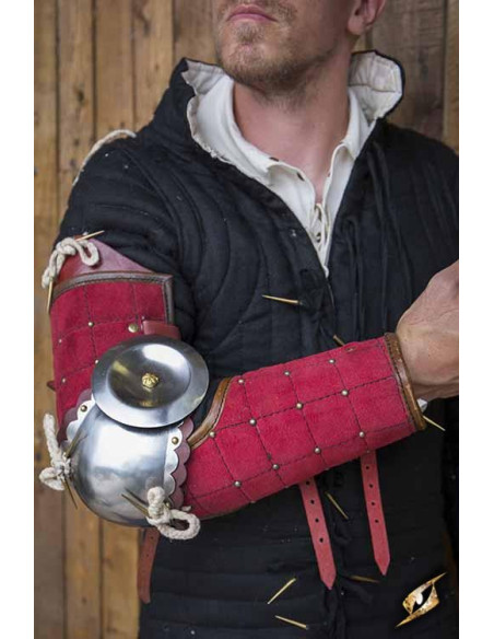 Protezione completa del braccio Paladin, rosso