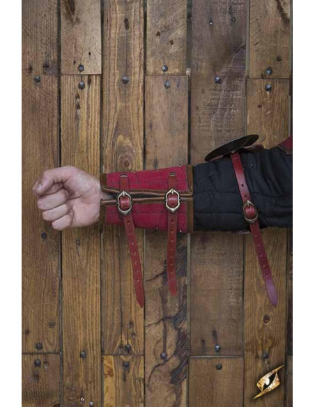 Protezione completa del braccio Paladin, rosso