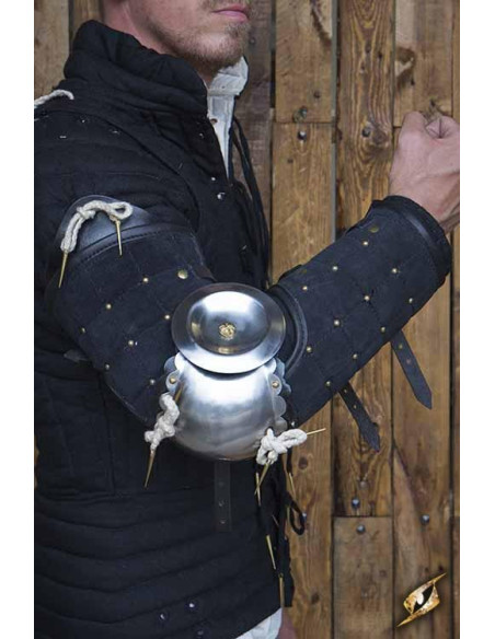 Protezione completa del braccio Paladin, nera