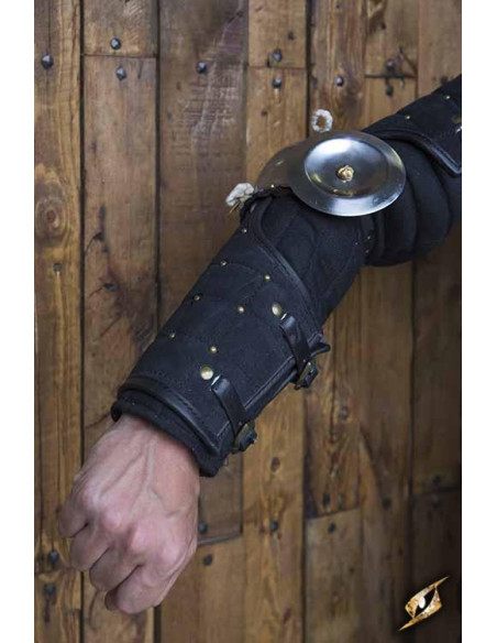 Protezione completa del braccio Paladin, nera