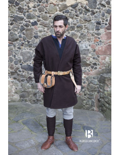 Tunica medievale Loki marrone manica lunga