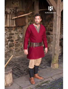 Tunica medievale Loki rossa manica lunga 2