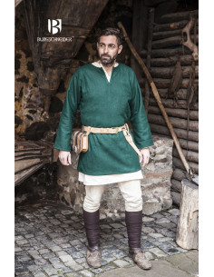 Tunica medievale Lodin, verde 2