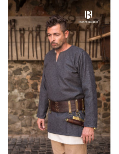 Tunica medievale Lodin, grigio scuro