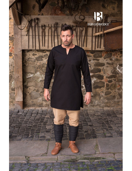 Tunica medievale Leif, nera