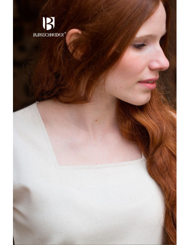 Tunica medievale leggera, manica a tromba