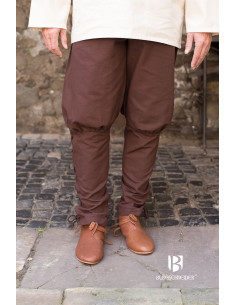Pantaloni medievali Wigbold, marroni