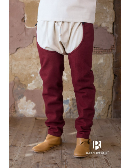 Bernulf Wool Legs, bordeaux