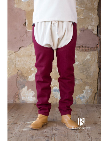 Bernulf Wool Legs, bordeaux