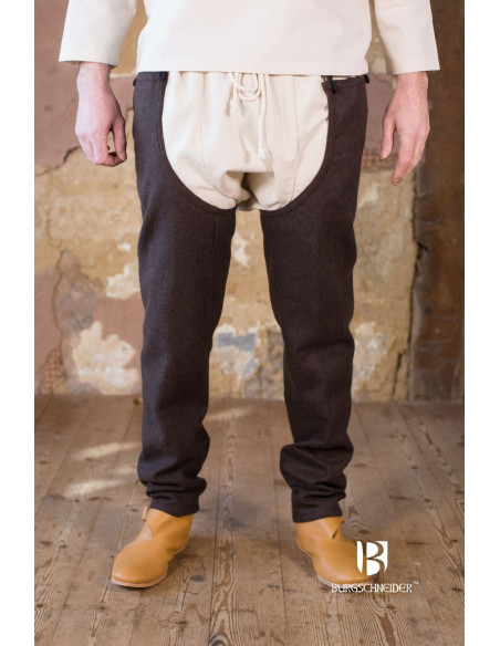 Gambe di lana Bernulf, marrone