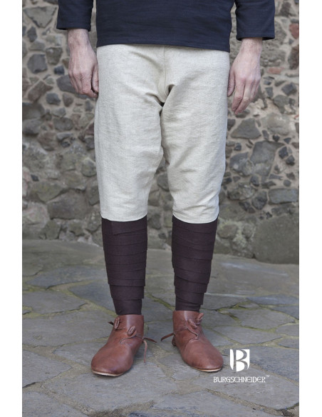 Pantaloni medievali Ragnar, crema