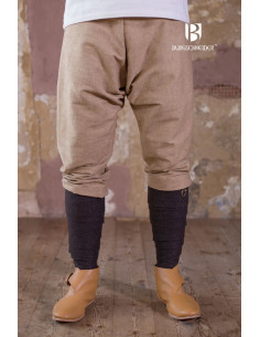 Pantaloni medievali Ragnar, sabbia