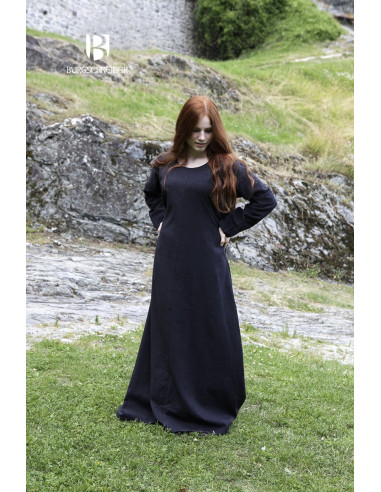 Tunica medievale Freya, nera