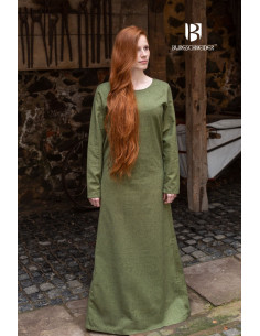 Tunica medievale Freya, verde 2