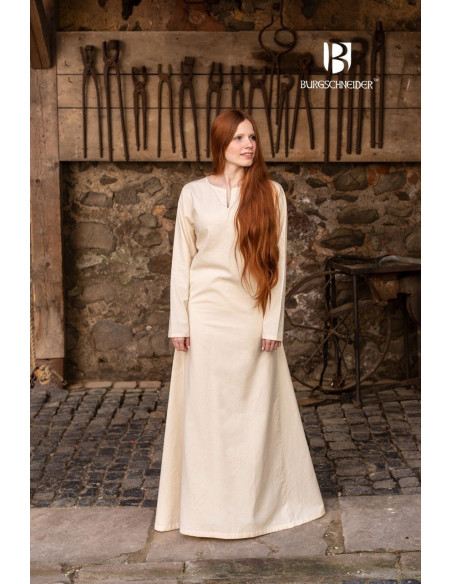 Tunica estiva medievale Elisa, naturale