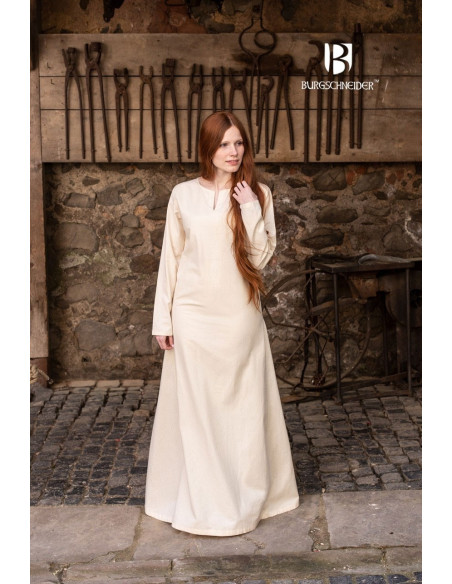 Tunica estiva medievale Elisa, naturale