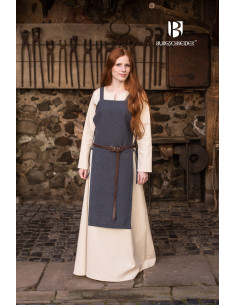 Sopravveste in cotone grigio Gyda