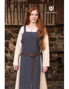 Sopravveste in cotone grigio Gyda