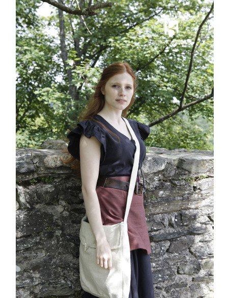 Borsa medievale Ehwaz, chiusura in corno