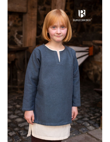 Tunica medievale per bambini, grigio Eriksson