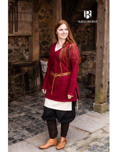 Tunica Medievale Hyria Rossa in Lana 2