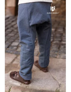 Pantaloni grigi da bambino medievale Ragnarsson