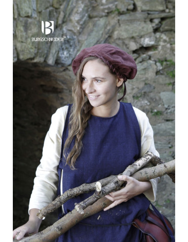 donna berretto medievale