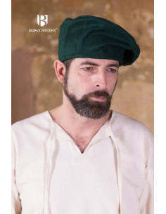 Berretto rinascimentale Harald, verde