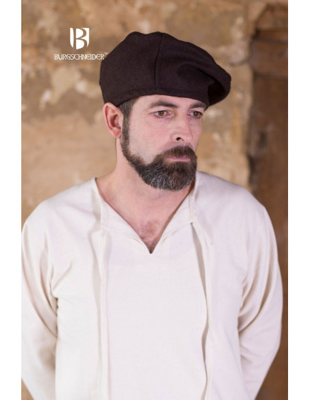 Berretto rinascimentale Harald, marrone