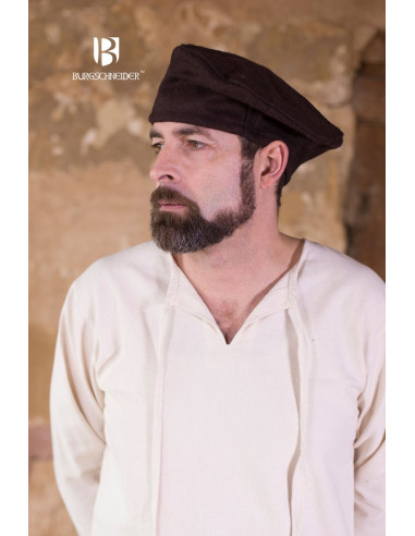 Berretto rinascimentale Harald, marrone