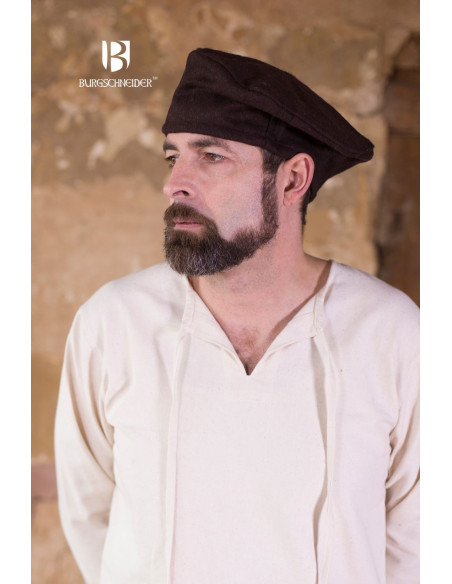 Berretto rinascimentale Harald, marrone