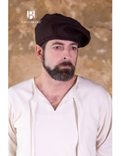 Berretto rinascimentale Harald, marrone